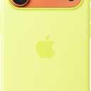Apple iPhone 17 Pro Silicone Case with MagSafe and Camera Control: Lightweight Phone Case, Wireless Charging Compatible, Smooth Matte Finish; Neon Yellow