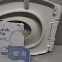 Jool Baby Quick Flip Toilet Seat with Built-in Potty & Splash Guard for Toddler Training, Slow Close (Elongated)