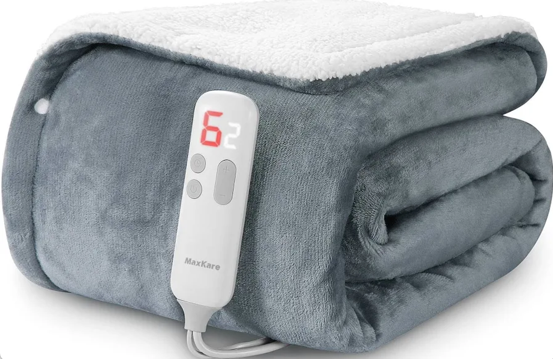 Heated Blanket Electric Blanket Throw 50''X60''