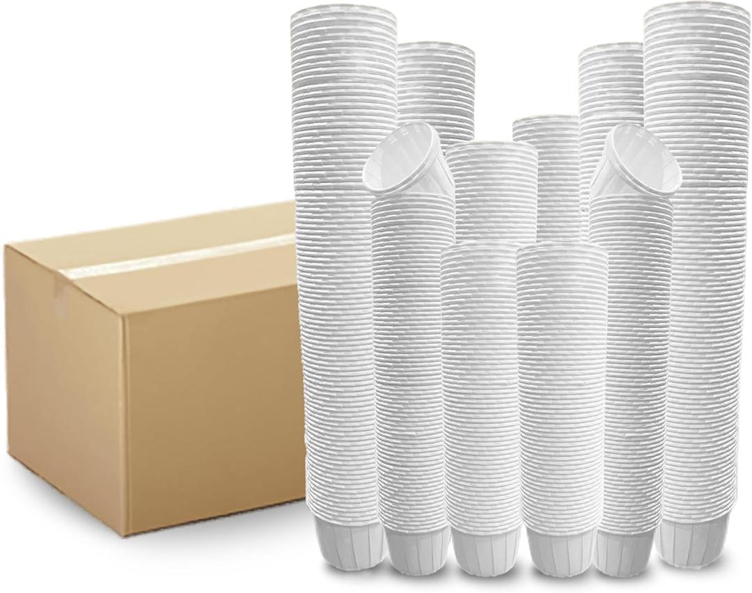 Paper Medicine Cups Disposable 1 oz 2500 pcs, Paper Condiment Cup 1oz, Papers Pill Cups Disposable, Souffle Cup