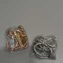 Daifunli 4 Pcs Bow Hair Clips Sparkly Crystal Rhinestone Bling Bowknot Clips Silver and Gold Barrette Hairpin Headwear Gifts for Women Girls Weddings Brides Birthdays and Valentine Gifts