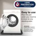 Camco Washing Machine Drain Pan - Features a Durable Plastic Construction, 1-inch/1.5-inch PVC Drain Fitting, and Measures 30-inches (L) x 32-inches (W) x 2 -inches (H) (OD) (20750)