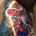 Spider Cartoon Pattern Decorative Pillows, Cute Unique Cartoon Print Throw Pillows, Soft Square Cushion 18x18 Inch for Bedroom Sofa Home Decor