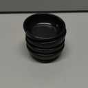 16 Pcs Soy Sauce Dishes Black Plastic Dipping Bowls Bulk, 1.7oz Dip Bowl Set Wheat Straw Small Bowls Set, Small Dip Bowl For Dipping Tomato Sauce, Soy, BBQ and Other Party Supplies (Black)