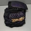 Bling Car Seat Covers Set, Diamond Accessories Rhinestone Crystal Steering Wheel Cover, Velvet Breathable (Purple, Half Part Bling)