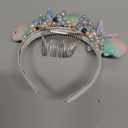 CASDRE Seashell Mermaid Headband Starfish Beach Headpiece Costume Hair Accessories for Women and Girls (1 Count (Pack of 1), Colorful,White)