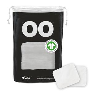 Baby Cotton Pads for Diaper Change by LoveNoobs, 60 Count, Ultra Soft 100% Organic Extra Large Cotton Pads for Baby Sensitive Skin, Lint-Free, Premium Jumbo Size, GOTS Certified