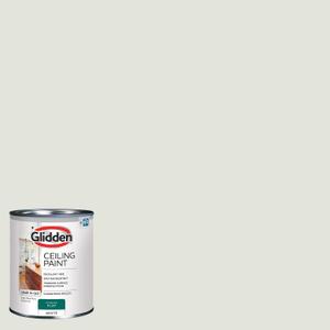 Glidden 1 qt. White Flat Ceiling Interior Paint (32 Fl Oz (Pack of 1))
