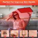 BEICHEN Red Light Therapy for Body and Face, 660nm 850nm 940nm Infrared Redlight-Therapy Lamp Device with Large Panel and Stable Stand at Home, Idea Gift for Women Wife Mom Sister Girlfriend (M)