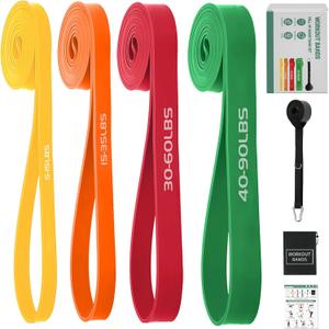 Resistance Bands,Exercise Bands,Workout Bands,Resistance Bands Set for Legs,Pull Up Bands,Stretch Bands for Exercise,Muscle Training, Physical Therapy, Shape Body, Men Women