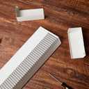 Tandefio 3 FT Baseboard Heater Cover with End Caps
Replaces Old Cover, Galvanized Steel Easy Slip-On Design, Fits Bathroom Electric & Hydronic System, Baseboard Radiator Covers