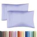 Queen Pillow Cases Set of 2 - Ultra Soft Hotel Quality Pillowcase Covers - Comfy, Cozy & Wrinkle Free - Shrinkage, Stain and Fade Resistant - Machine Washable Pillow Protectors - 2 Piece Set - White
