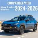 300lbs Lockable Roof Rack Cross Bars Fit for Subaru Crosstrek Wilderness 2024 2025 2026, Aluminum Heavy Duty Roof Rails Crossbar for Rooftop Cargo Bars Luggage Bike Kayak Snowboard Racks