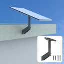 360Adjustable Starlink Short Wall Mount,Compatible with Starlink Gen 3/Mini Pole Mounting Kit Accessories,for Pole,Roof, Wall Mount Internet Kit Satellite (Grey)