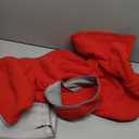 Geyecete Greyhound Cosy Fleece Jumper, Dog Winter Coat with Warm Fleece Lining, Outdoor Dog Apparel with Adjustable Bands for Medium, Large Dog -Red-XXL