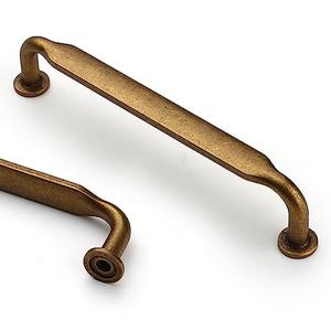 Asidrama 10 Pack 5 Inch(128mm) Antique Brass Kitchen Cabinet Handles, Cabinet Pulls Kitchen Cabinet Hardware for Cupboard Drawer Pulls