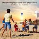 The Latest Cool and Magical Flying Toy, Combining AI Motion Control Technology with Contact Sensing System, Make it Become Bounce & Flip & Flight Toys, Fully unleashing Your Creativity. (Blue)