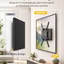 monTEK 1.3" Ultra Slim Full Motion TV Wall Mount for 23-75 Inch TVs | Low profile dual arm bracket, VESA 75x75-400x400mm, 99 lb capacity, 16"/18" studs, 4X tested, cable management