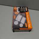 HORUSDY 4-Piece Large Magnetic Parts Tray Set, Stainless Steel Heavy Duty 9.5" W x 5.5''L Square and 4.5" Round Magnetic Trays Tools Parts Tray