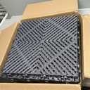 Tinideya 12 Pack Heavy Duty Drive on Lawn Grid, 15.8 x 15.8 in, Gray