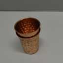 Set of 2 Hammered Pure Copper Cups For Drinking Water Glasses Tumblers Copper Glass for Ayurveda Health Benefits, UNCOATED and LACQUER Free
