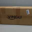 VINGLI Pool Vacuum Cleaner Automatic Sweeper Swimming Pool Creepy Crawler Vacuum with 33FT Hoses (Navy Blue&White)