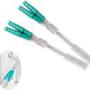 Paquete de 2 adaptadores divisores de cnula de oxgeno, tubo en forma de Y, accesorios de conector de 1 a 2 vas para dos personas con cnulas nasales, tubos de manguera, suministros de tanque
