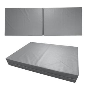 Dynarex Bedside Bi-Fold Foam Floor Mat - Waterproof Safety Floor Mat for Elderly & Hospital Patients - Accident & Fall Prevention Pad, Gray - 24" x 66"