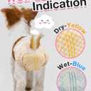 Dono Dog and Cat Diapers Female-60PCS, Disposable Female Dog Period Diaper for Heat with Wetness Indicator, Super Absorbent Doggie Puppy Diapers Female for XXS,Small Medium Large Dogs