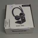 (Upgraded Version) Wireless Headset, Bluetooth Headset with Noise Cancelling Microphone, Best Headphones with Mic Mute & USB Dongle for PC/Computer/Laptop/Cell Phones/Remote Work/Call Center (Black)