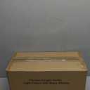 3 Lights Vanity Light, Polished Chrome Bathroom Wall Light Fixture Over Mirror, Modern Wall Sconce with Clear Glass Shade, Farmhouse Mount Lamp for Washroom, Living Room, Workshop