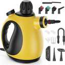 Handheld Steam Cleaner for Home - Pressurized Handheld Steamer for Cleaning with High Pressure, Chemical-Free Multi-Purpose Portable Deep Steam Cleaner for Cleaning Windows, Couch(Yellow)