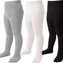 Baby Leggings Stocking Toddler Girl Socks Tights for Baby Girls Kids Winter Knitted Leggings 07 3 Packs  3-4T