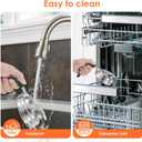 Mason Jar Flip Lids, Stainless Steel Wide Mouth Airtight Canning Lids with Handle and Non-Slip Design, Easy-to-Use Sealed Lids for Mason Jars