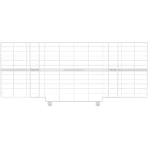 No Pawblems 16-Inch Height Extension for Pet Gates, Adjustable Top Extension Piece for 26-42 Inch Wide Gates, Prevents Cats from Jumping Over, White