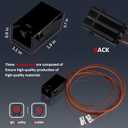 4 Pack WB17T10006 Range Surface Burner Terminal Block Kit by puxyblue Fit for G-E Ken-More Hot-Point Ranges/Stoves/Ovens - Replaces AP3203326 WB17K10003