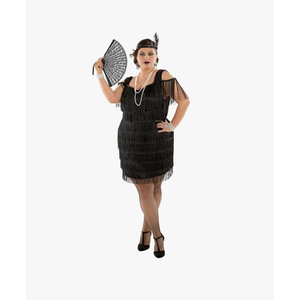 Morph Plus Size Flapper Dresses 1920s Great Gatsby Costumes For Women - Vintage Style Party Dresses, L