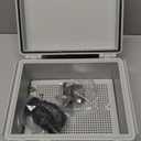 Waterproof Outdoor Project ABS Plastic Junction Box IP67 Weatherproof Dustproof Enclosure with Hinged Cover, Mounting Plate,Wall Brackets for Power Project (8.7"X6.7"X4.5")