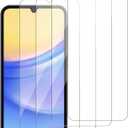 4 Pack Glass Screen Protector Compatible for Samsung Galaxy A16 5G /SM-A166P A166U A166B A166E A166W[9H Hardness]-HD Screen Tempered Glass, Scratch Resistant,[Case Friendly] [Bubble Free]