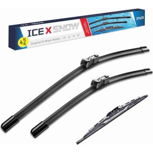 IceXsonw 3 Wipers Windshield Wiper Blades Replacement for Chevrolet Chevy Trax/Buick Encore 2021 2020 2019 2018 2017 2016 2015 2014 2013-26"/14"/10" Windshield Wiper Blades,Top Lock