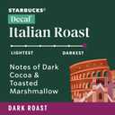 Starbucks VIA Instant Coffee Packets, Single Serve, Dark Roast Coffee, Decaf Italian Roast, 50 Packets
