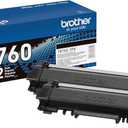 Brother Genuine High-Yield Black Toner Cartridge Twin Pack TN760 2Pk, TN7602PK,2 Pack (High Yield)