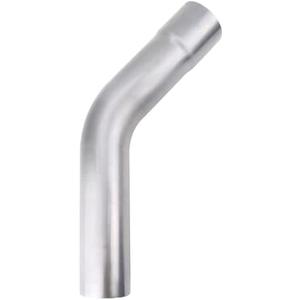 A-KARCK Exhaust 45 Degree Tube 2.5" OD, Mild Steel Exhaust Pipe Mandrel Bend, Custom Your Own Exhaust System Pack Of 2