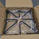 Upgraded WB31X20643 Grates Replacement Parts for GE Stove Parts Burner Grate, GE Cooktop Parts Metal Steel Surface Grate Kenmore Hotpoint Gas Range Parts Stove Top Grate Square Burner Wok Rack 4 pcs