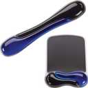 Kensington Duo Gel Mouse & Keyboard Wrist Rest Bundle Set, Ergonomic Keyboard and Mouse Pad With Wrist Support, Keyboard Wrist Rest, Computer Keyboard Pad, Cooling Gel, Non-Skid Backing, Blue K52920WW