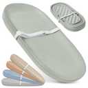 Jool Baby Waterproof Baby Changing Pad - Easy to Clean, Lightweight & Portable - Large Foam Cushion for Comfort (Sage)