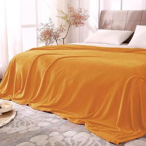 BEDELITE Fleece Blanket Brown Full Blankets for Couch & Bed, Luxury Plush Cozy Fuzzy Blanket 84" x 90", Super Soft Warm Lightweight Throw Blanket for Travel Camping