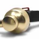 Korky 6094BP StrongARM Tank Lever, Universal to Fit Front Angled Side Left and Right Mount Toilets, Brushed Gold, Simple Style