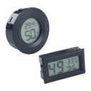 3D Printer Accessories Mini Circular and Square Hygrometer Thermometer Kit: Fahrenheit or Celsius Meter Digital LCD Monitor for DIY Enclosure Filament Spool 3D Printing Work Studio Workshop