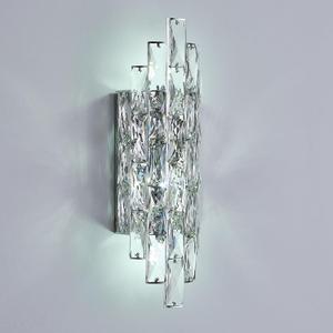 Modern Chrome Crystal Wall Sconce Light Fixtures, Wall Mount Lamps for Bedroom Living Room Bathroom Vanity Mirror